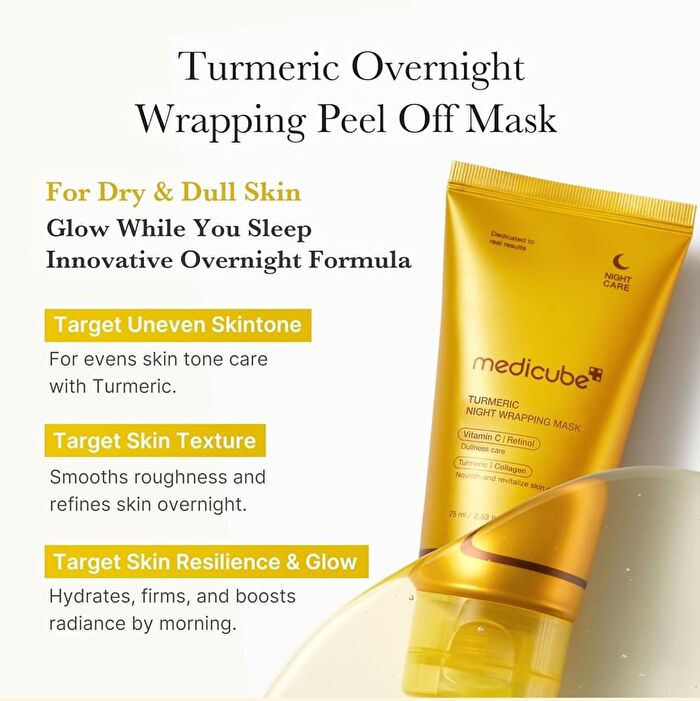Kojic Acid Turmeric Night Wrapping Mask - 75ml