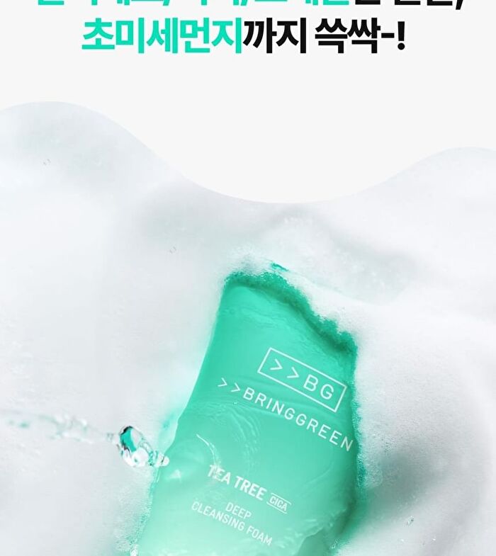 Bring Green Tea Tree Cica Deep Cleansing Foam - 2025 Version - 120ml