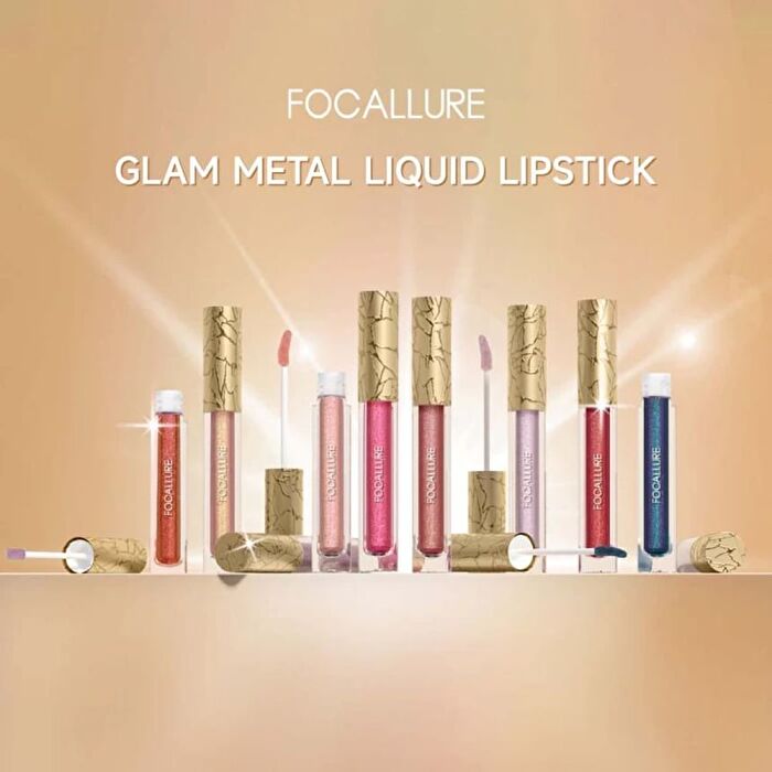 Glam Metal Liquid Lipstick - 3 Colors - #BR01 After Heat - 2.5g