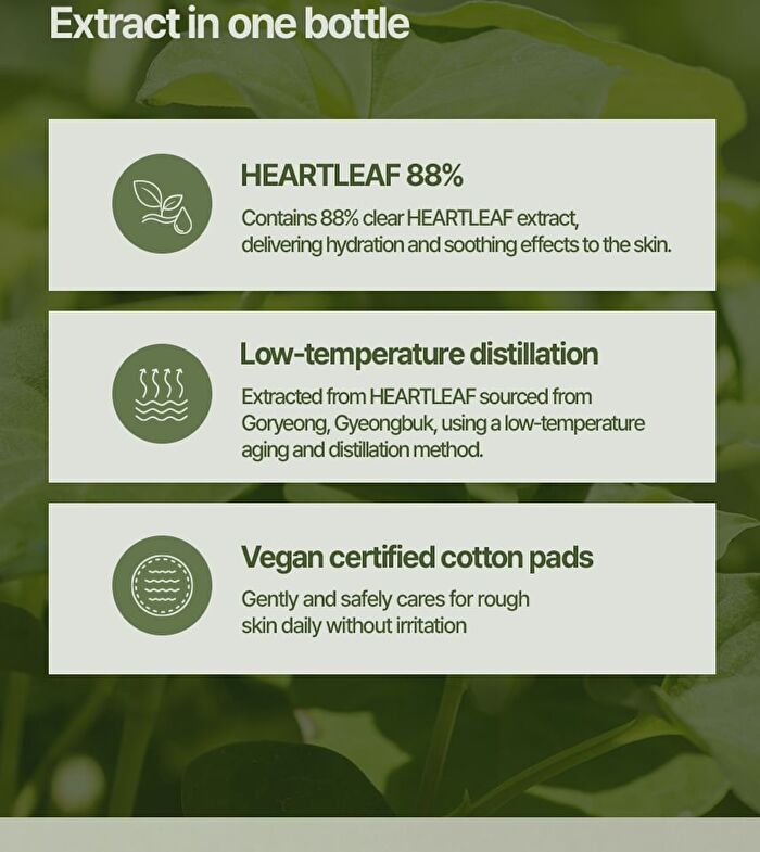 Heartleaf 88 Toner Pad - 70 pads