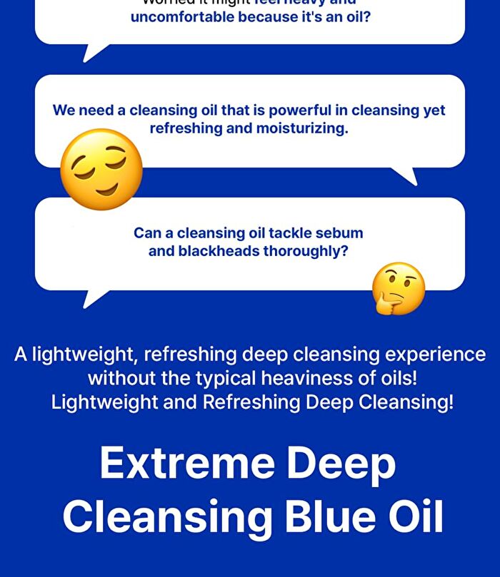 Extreme Deep Cleasing Blue Oil - 200ml