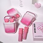 Heart Water Light Velvet Fog Lip Glaze Combination - 4 Colors - #01 Lychee Sweet Tea