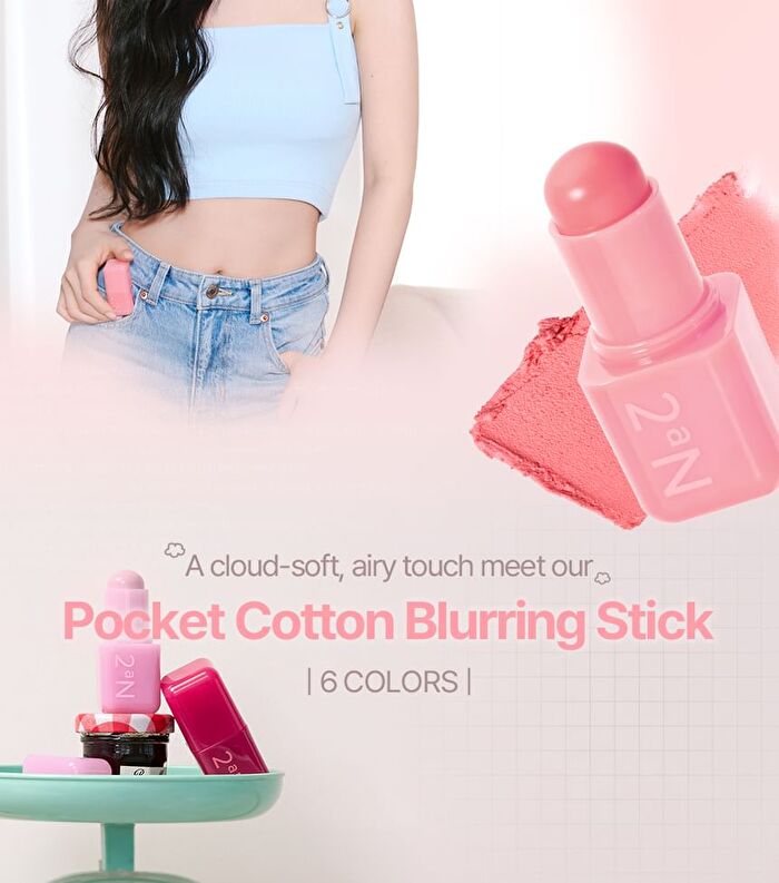Pocket Cotton Blurring Stick - 6 Colors - #02 Cotton Fizz