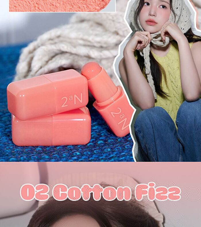 Pocket Cotton Blurring Stick - 6 Colors - #03 Berry Milk