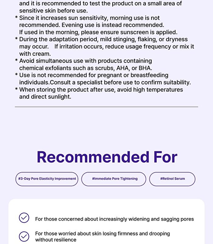 Retiniol Pore Tightening Serum - 30ml