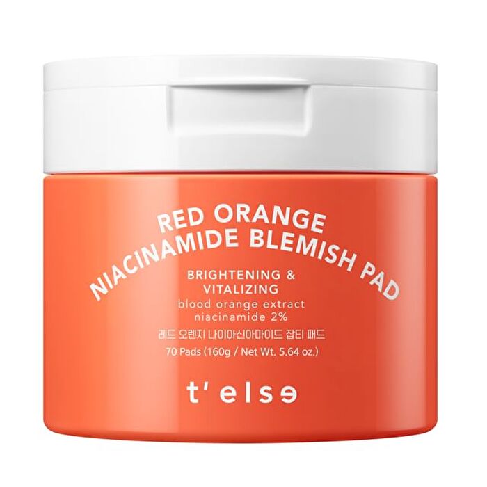 T\'else Red Orange Niacinamide Blemish Pad - 70 pads