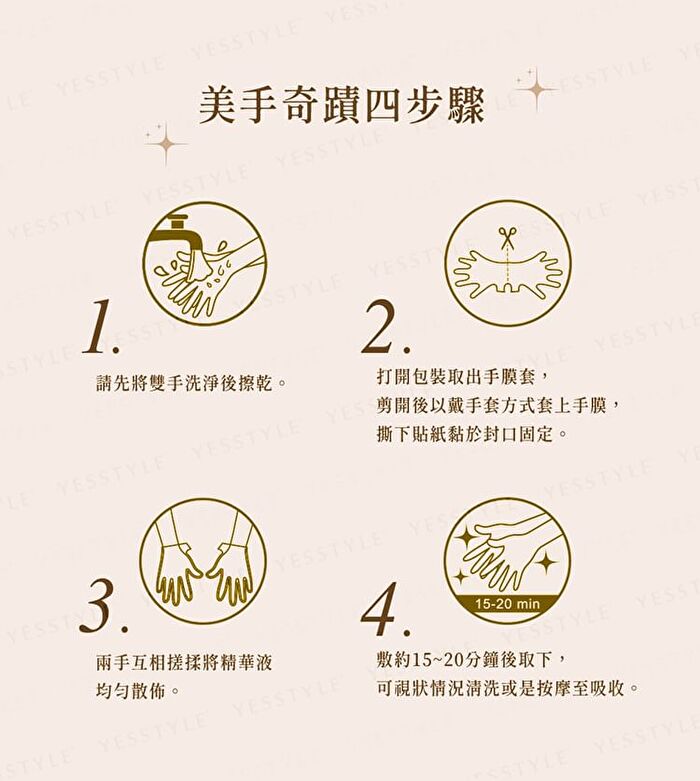 Oat Ceramide Repair Hand Mask - 1 pair