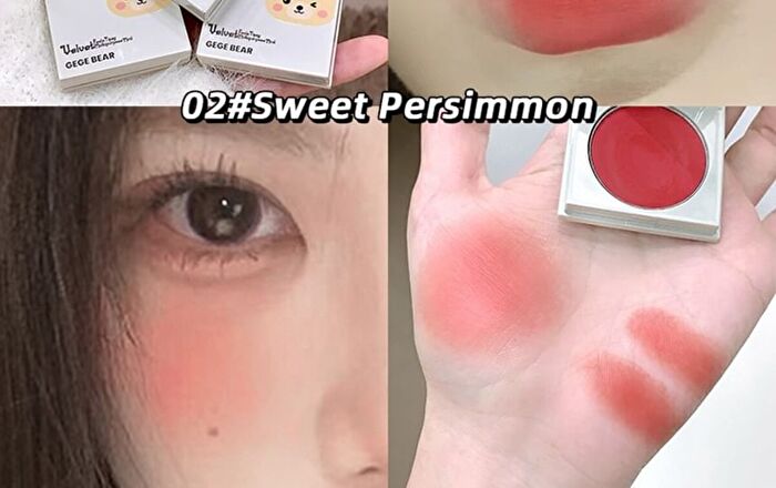Velvet Tipsy Lip & Cheek Mud - 1-3 - #01 Hazy Peach