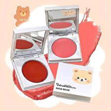 Gege Bear Velvet Tipsy Lip & Cheek Mud - 4-6 - #06 Ebony Coco