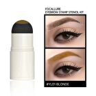 Focallure New Eyebrow Stamp Stencil Kit - 3 Colors - #BR04 Red Brown
