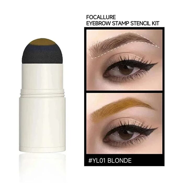 New Eyebrow Stamp Stencil Kit - 3 Colors - #BK01 Black