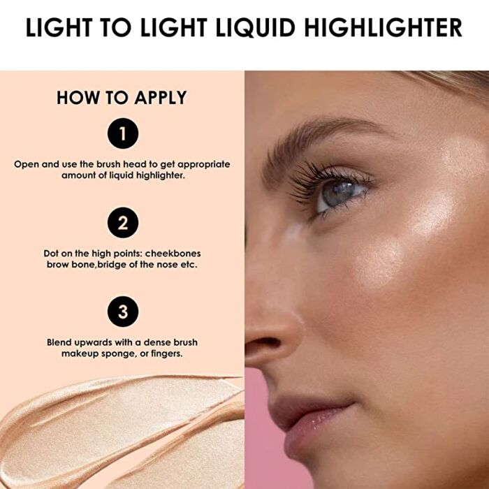 Light To Light Liquid Highlighter - 3 Colors - #GD01 Golden Wind