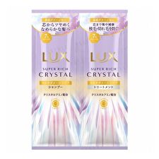 Lux Japan Super Rich Crystal Multi-Damage Repair Shampoo & Hair Treatment Trial Set - 10g x 2