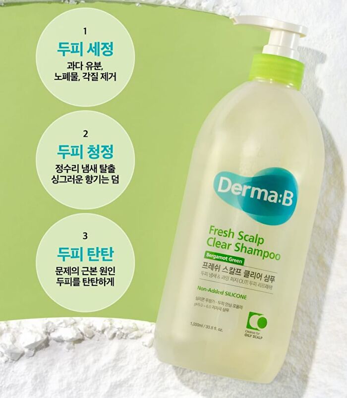 Fresh Scalp Clear Shampoo - 2 Types - Floral Green