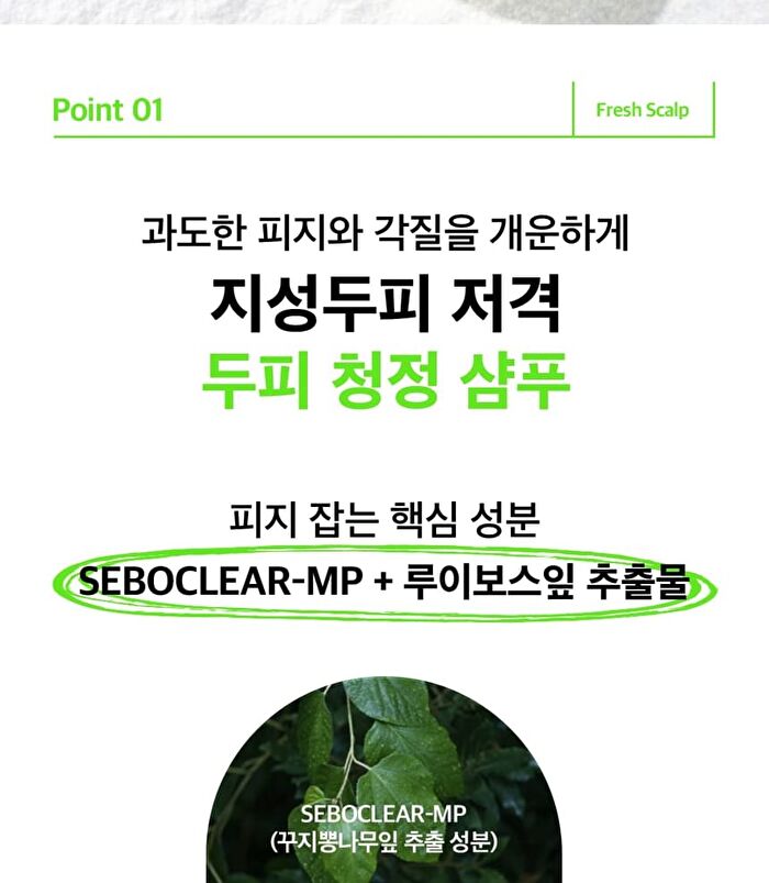 Fresh Scalp Clear Shampoo - 2 Types - Floral Green