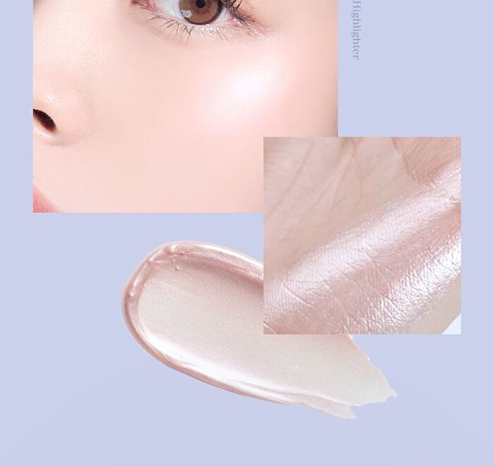 Juicy-Pang Glossy Jelly Highlighter - 2 Colors - Pink Shell