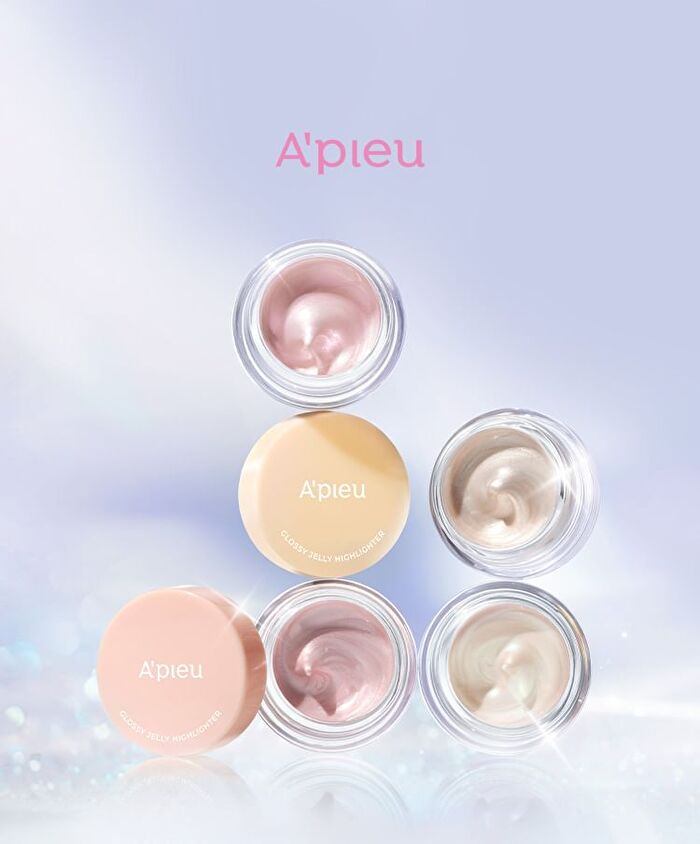Juicy-Pang Glossy Jelly Highlighter - 2 Colors - Pink Shell