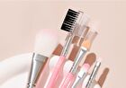 Set of 5: Pink Makeup Brush Set - #Brush Set - 5 pcs