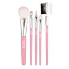 Set of 5: Pink Makeup Brush Set - #Brush Set - 5 pcs