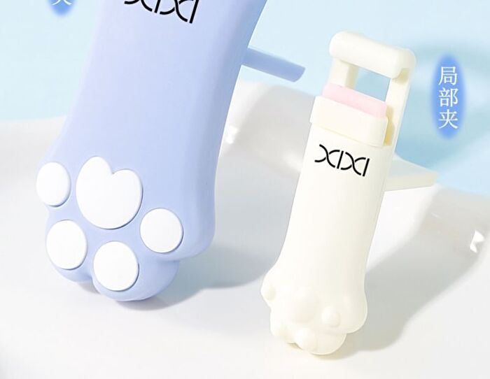 Wide Angle & Partial Cat Paws Eyelash Curler Set - #Eyelash Curler Set - 2 pcs