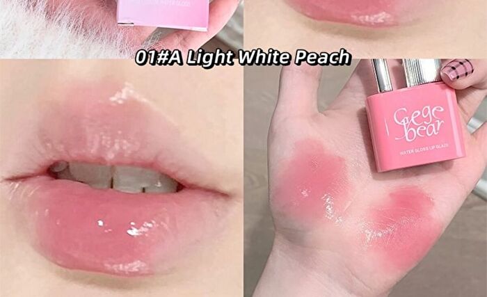 Water Gloss Lip Glaze - 1-3 - #03 Light Tea Apricot Peach
