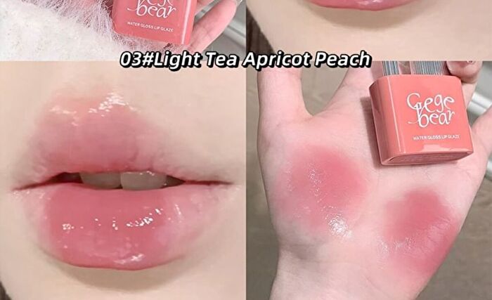Water Gloss Lip Glaze - 1-3 - #03 Light Tea Apricot Peach