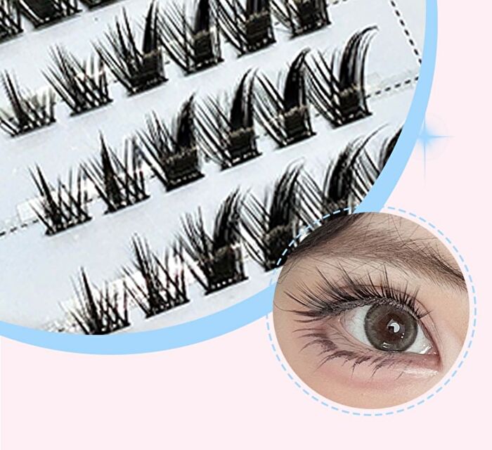 Twelve Constellations Glue Free False Eyelashes - Pisces - #02 Pisces