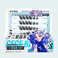 Gege Bear Twelve Constellations Glue Free False Eyelashes - Pisces - #02 Pisces
