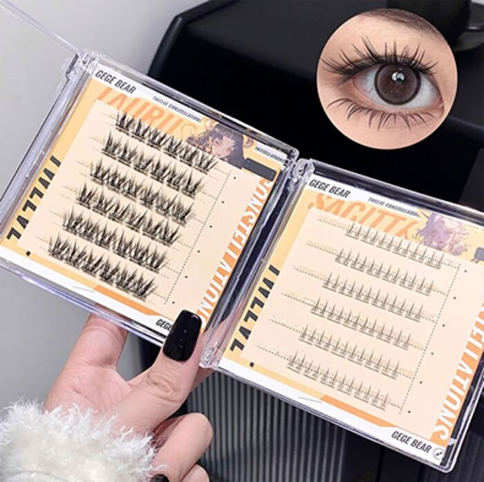 Twelve Constellations Glue Free False Eyelashes - Taurus - #04 Taurus