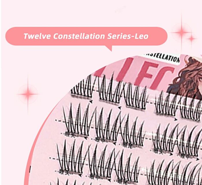 Twelve Constellations Glue Free False Eyelashes - Leo - #07 Leo