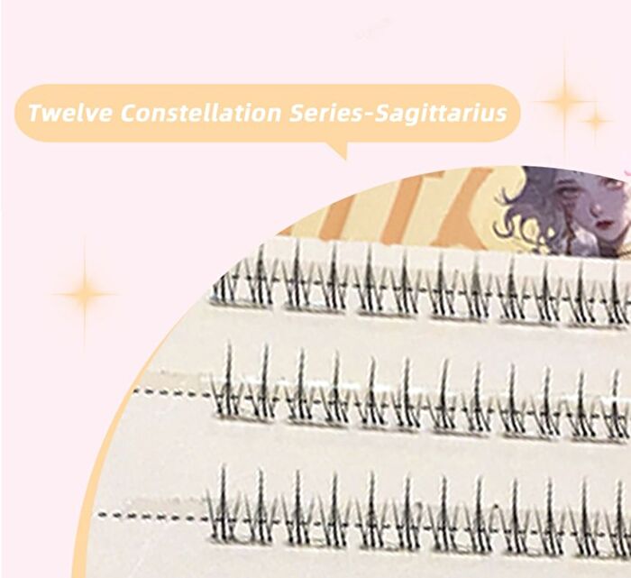 Twelve Constellations Glue Free False Eyelashes - Sagittarius - #11 Sagittarius