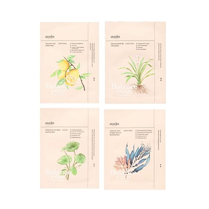 Beauty Mask - 4 Types - Adenosine & Zhi Mu Lifting