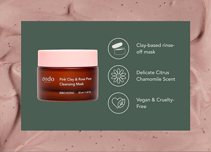 Pink Clay & Rose Pore Cleansing Mask - 50ml