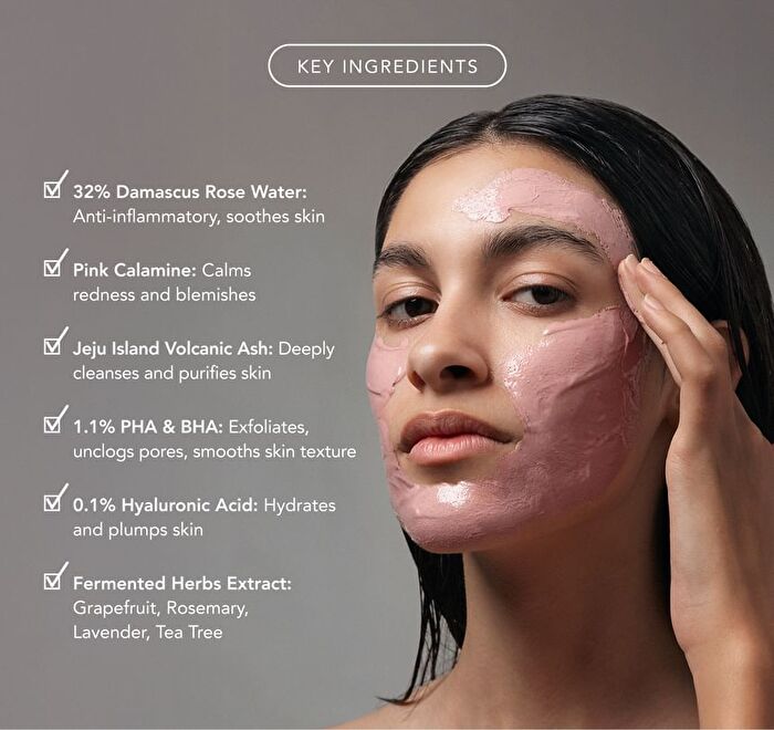Pink Clay & Rose Pore Cleansing Mask - 50ml