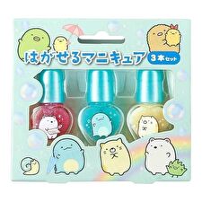 Race San-X Sumikko Gurashi Peelable Nail Polish Set - 3 pcs