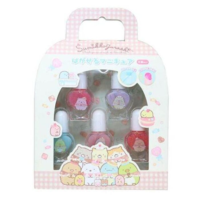 Race San-X Sumikko Gurashi Peelable Nail Polish Set - 5 pcs