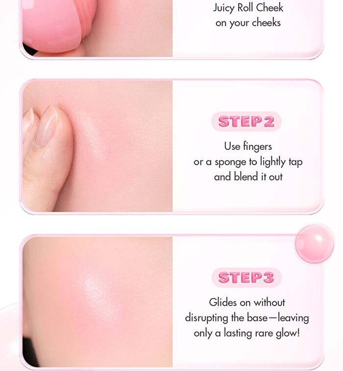 romand Juicy Roll Cheek - 6 Colors - #02 Dragon Berry