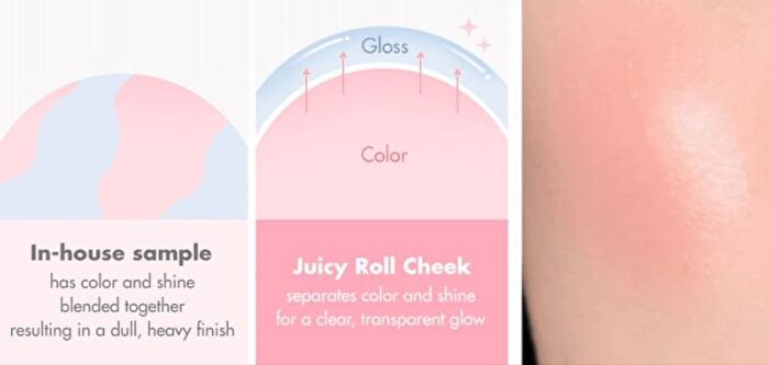 romand Juicy Roll Cheek - 6 Colors - #02 Dragon Berry