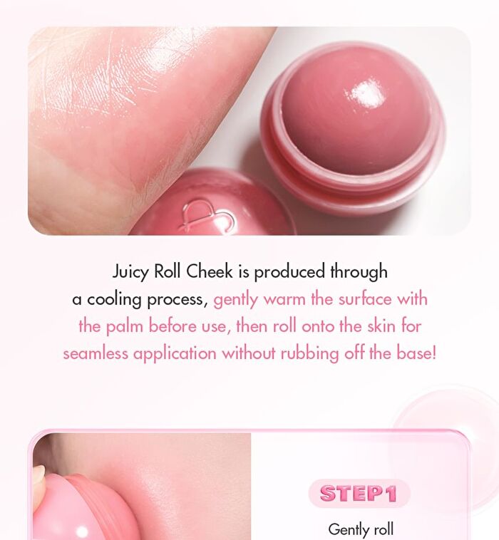 romand Juicy Roll Cheek - 6 Colors - #04 Apricot Beige