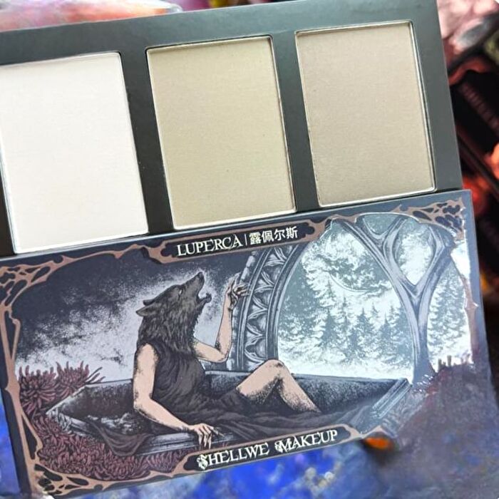 Shellwe Makeup freya86 3 Color Highlighter Contour Palette - Luperca - #Luperca
