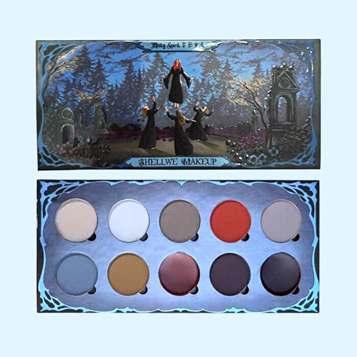 Shellwe Makeup freya86 Misty Spirit 10 Color Full Matte Eyeshadow Palette - #Eyeshadow Palette