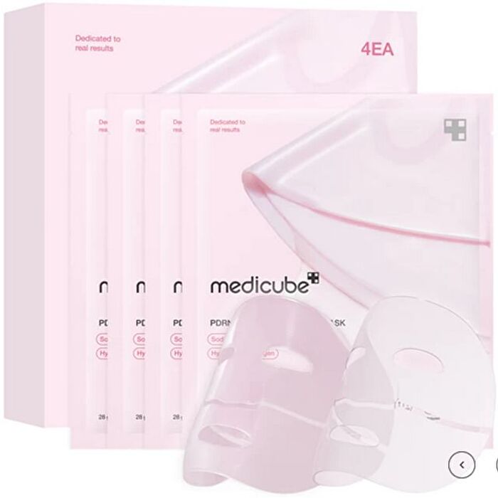 PDRN Pink Collagen Gel Mask Set - 28g x 4 sheets