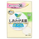 Laurier Happy Skin Volume Pack Ultra Slim Heavy Day Use 22.5cm With Wings - 36 pcs