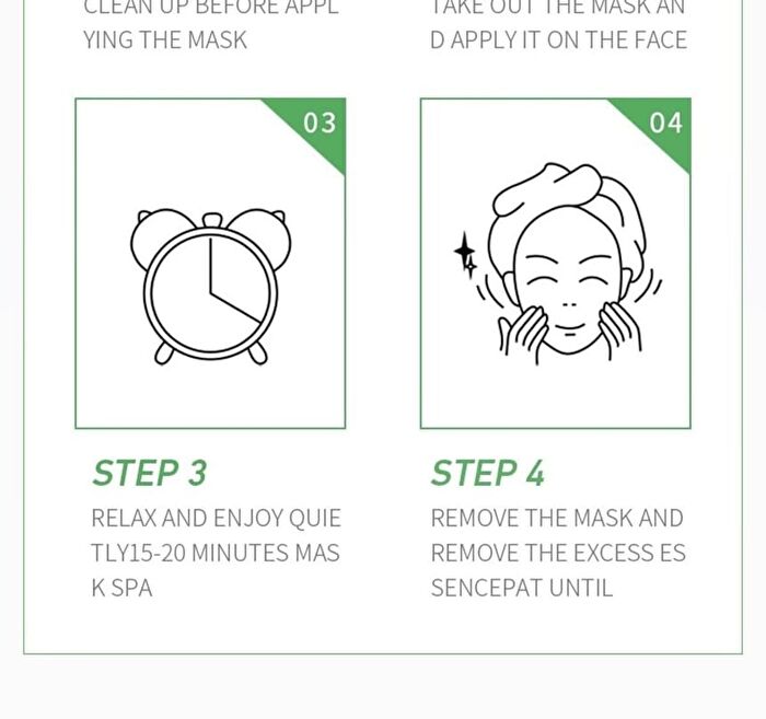 Bioaqua Green Tea Refreshing Facial Mask - #Green Tea - 1 pcs