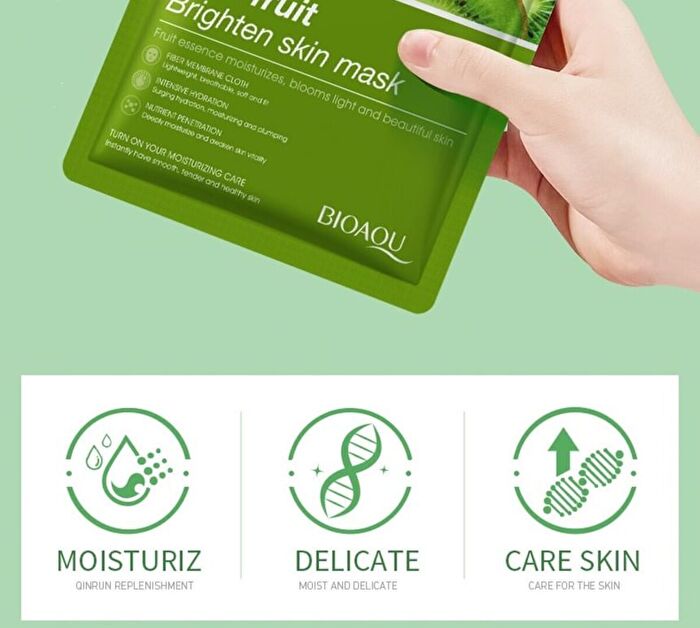 Bioaqua Kiwi Fruit Brigten Skin Facial Mask - #Kiwi Fruit - 1 pcs