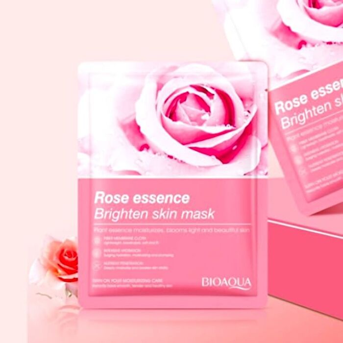 Bioaqua Rose Essence Brighten Skin Mask - #Rose Essence - 1 pcs