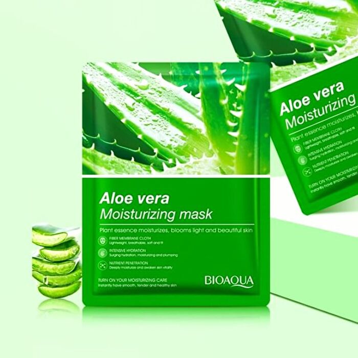 Bioaqua Aloe Vera Moisturizing Facial Mask - #Aloe Vera - 1 pc