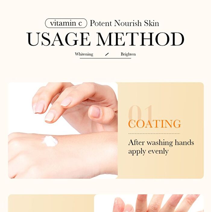 Bioaqua Vitamin C White Brighten Hand Cream - #Hand Cream