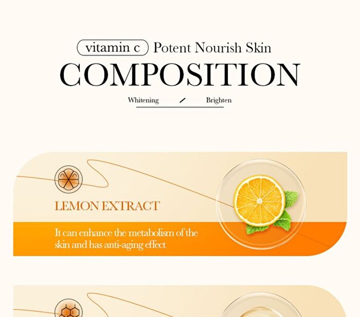 Bioaqua Vitamin C White Brighten Hand Cream - #Hand Cream