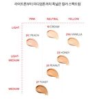 Apple Dewy Fit Cushion Refill Kit - 6 Colors - #25 Peanut